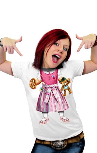 Shirt bianca con bambino - t-shirt,