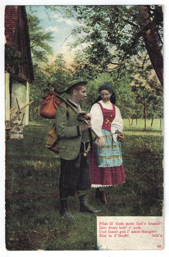 Cartolina germania cacciatore - cartolina,